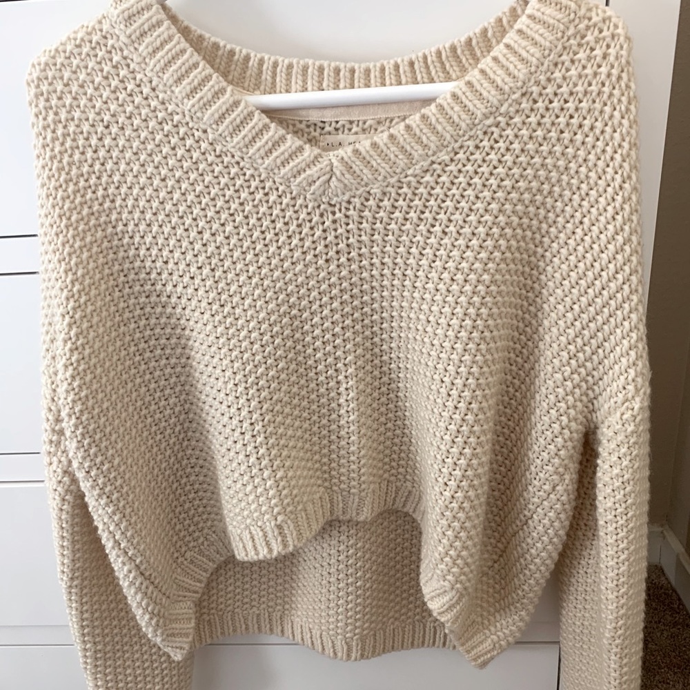 Pacsun Cream Sweater